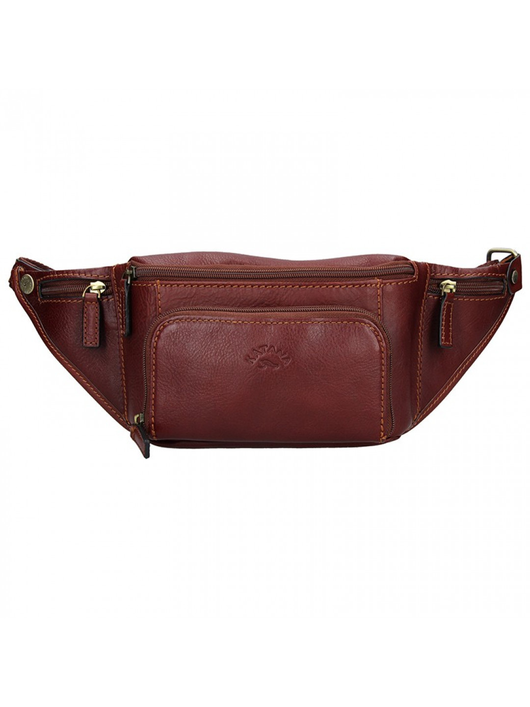 Pánská kožená ledvinka Katana Edgar – hnědá